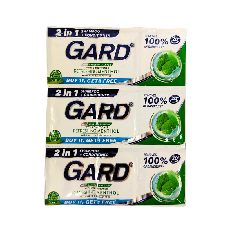 Gard Shampoo Refreshing Menthol 12ml 11 + 1