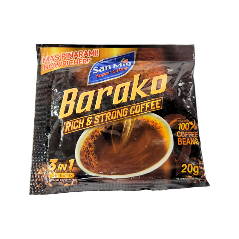 San Mig Coffee Instant 3in1 Coffee Mix Barako 20g