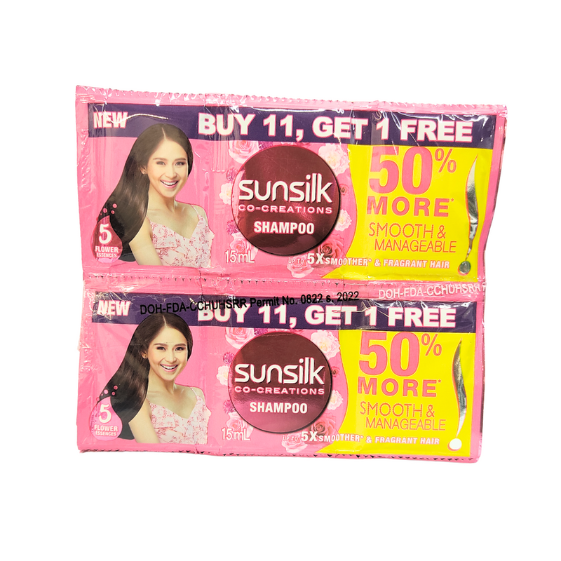 Sunsilk Shampoo Smooth And Manageable 15ml 11 + 1