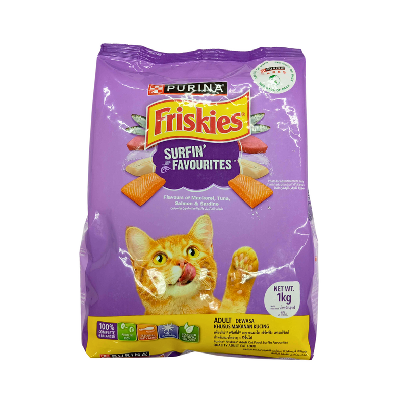 Friskies Dry Cat Food Surfin Turfin 1kg