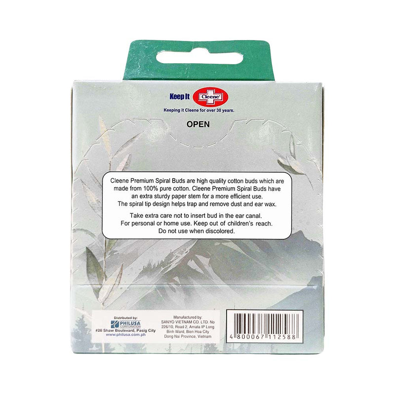 Cleene Premium Spiral Buds 200 Tips