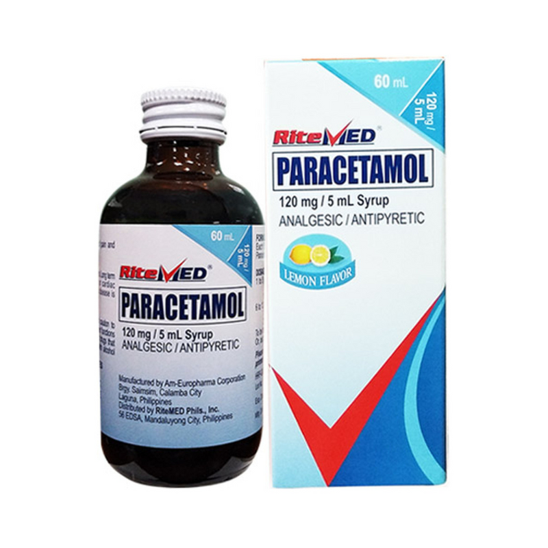 Ritemed Paracetamol 120mg/5ml Syrup 60ml