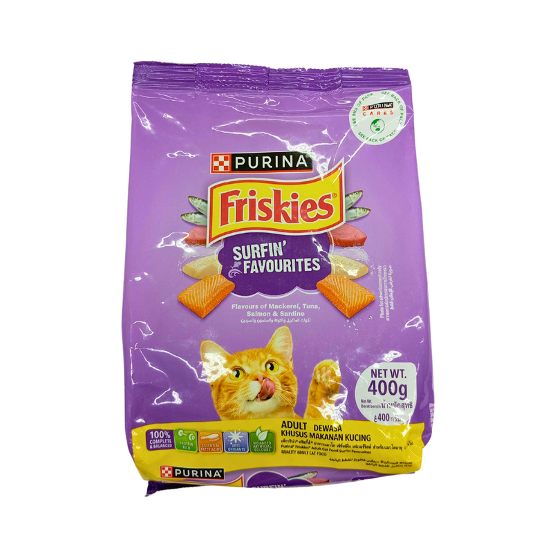 Friskies Dry Cat Food Surfin Turfin 400g