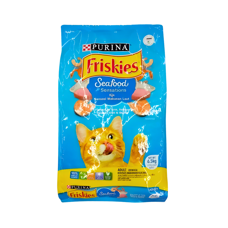 Friskies Dry Cat Food Seafood Sensations 6kg