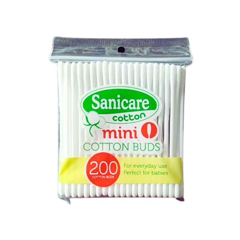 Sanicare Mini Cotton Buds 200 Tips