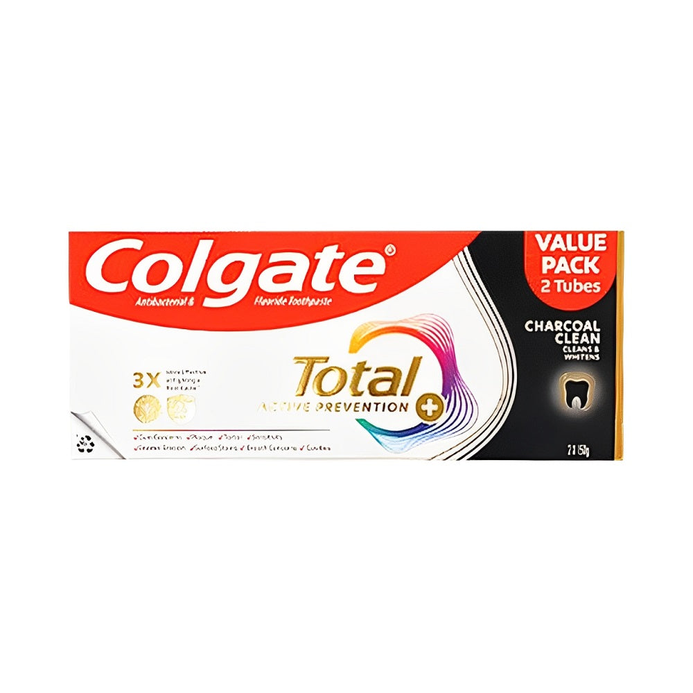 Toothpaste 150g Colgate Total Toothpaste Charcoal Deep Clean 150g Twin Pack