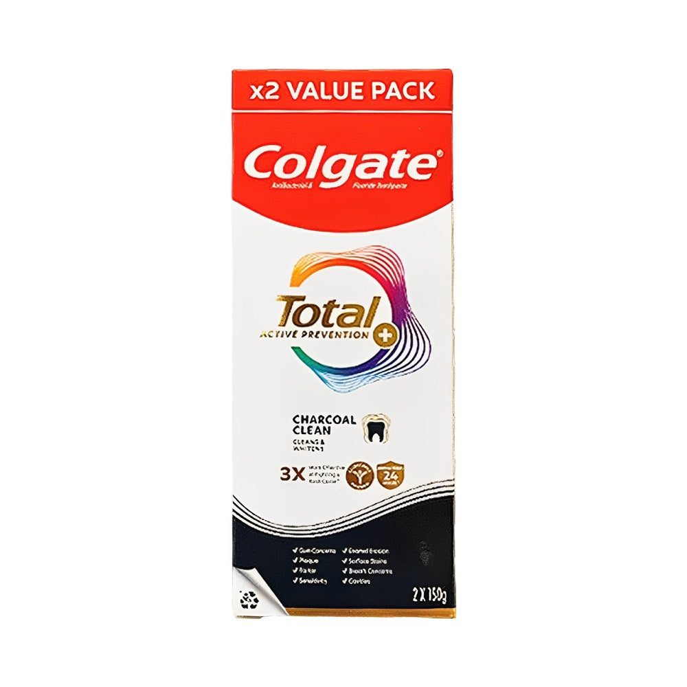 Toothpaste 150g Colgate Total Toothpaste Charcoal Deep Clean 150g Twin Pack