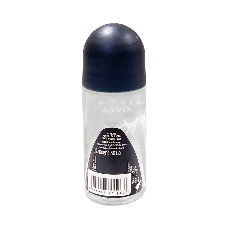 Nivea For Men Black And White Fresh Deodorant Roll On 50ml