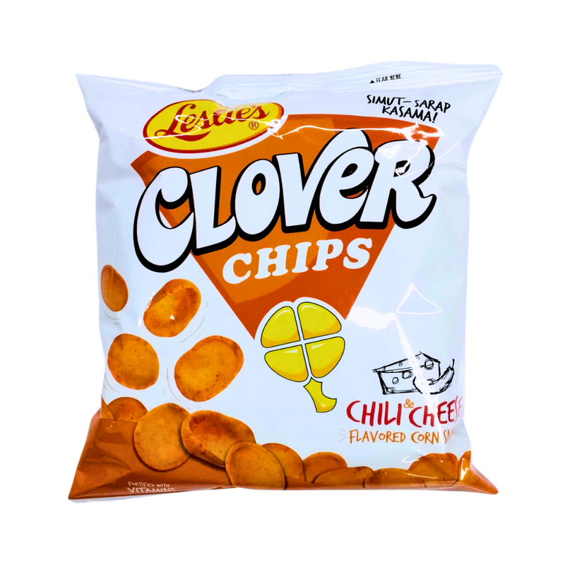 Clover Chips Corn Snacks Chili And Cheese 55g