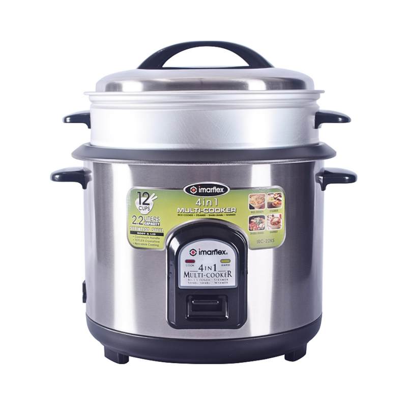 Imarflex 4 in 1 Rice Cooker 2.2L 12cups