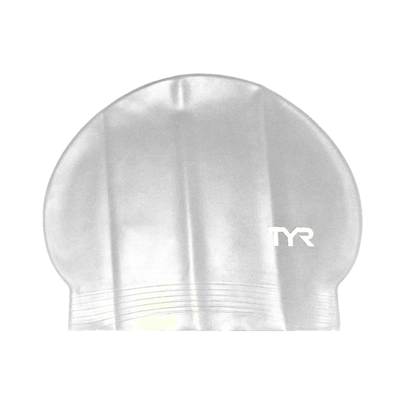 Tyr LCL-040 Latex Swim Cap Silver