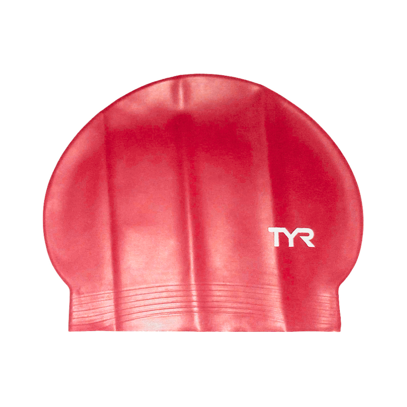 Tyr LCL-610 Latex Swim Cap Red