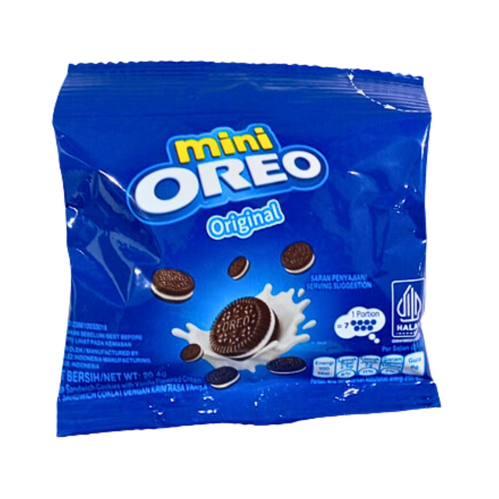 Mini Oreo Dvd Code Oreo Mini Sandwich Cookies Original 20.4g