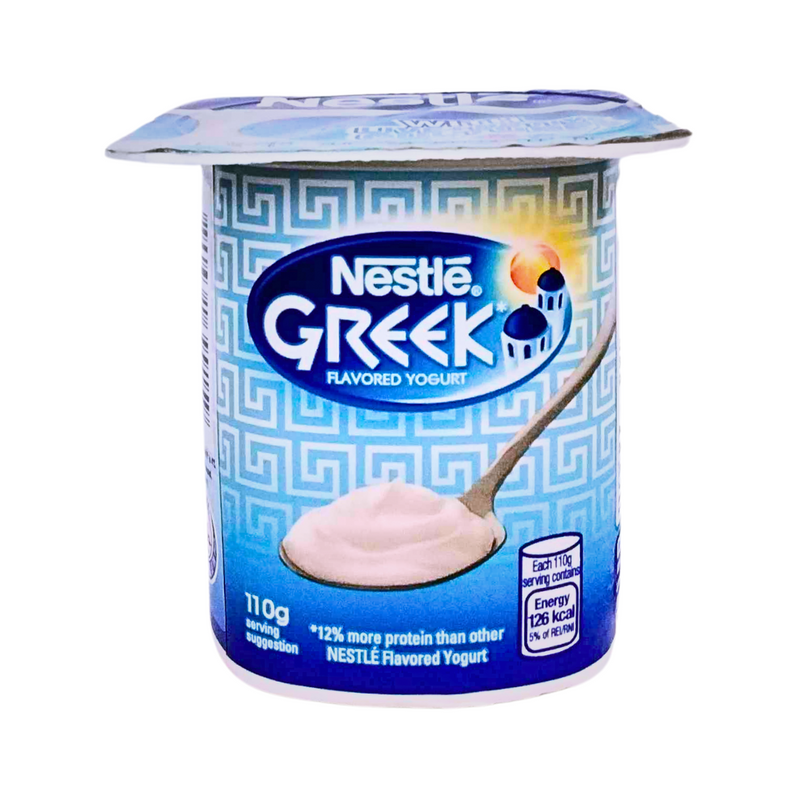 Nestle Greek Flavored Yogurt Plain 110g