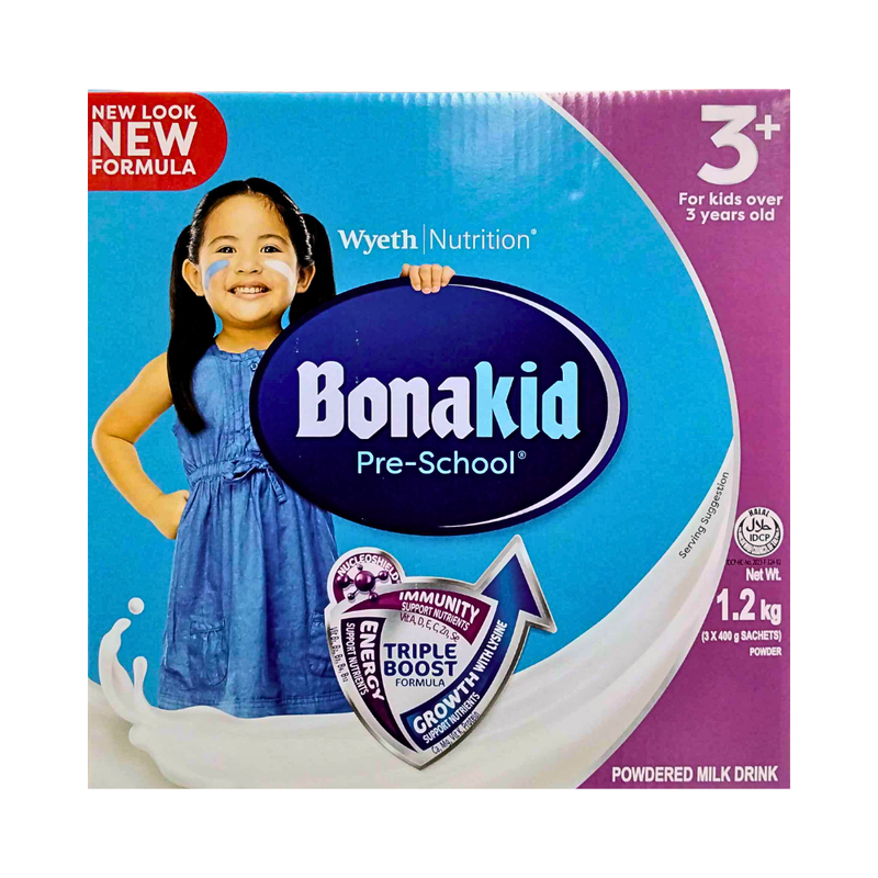 Bonakid Pre-School 3+ Powdered Milk Drink 1.2kg