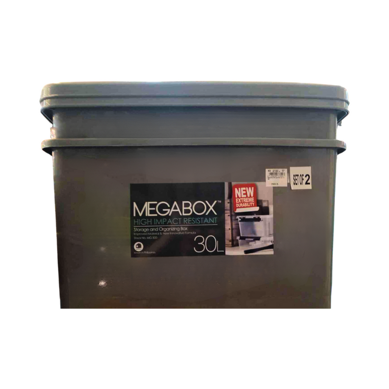 Megabox Storage Box 30L x 2's