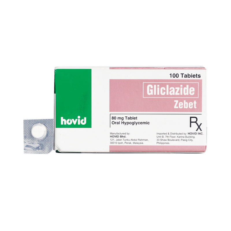 Zebet Gliclazide 80mg Tablet By 1's