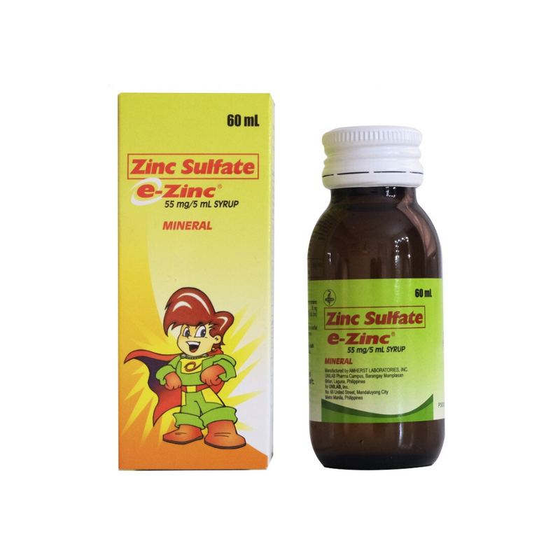 E-Zinc Sulfate 55mg/5ml Syrup 60ml