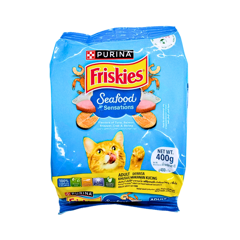 Friskies Dry Cat Food Seafood Sensations 400g