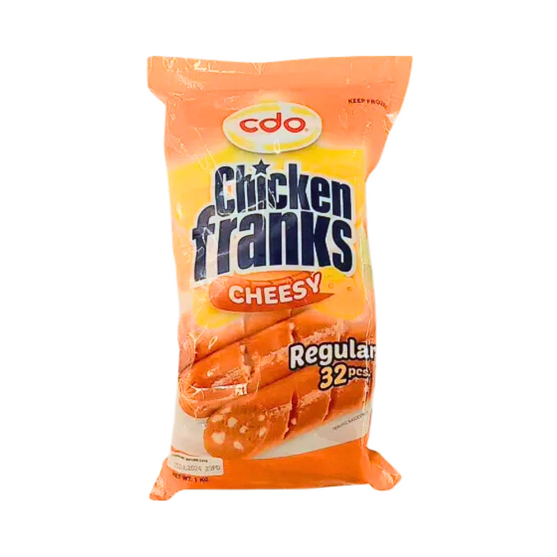 CDO Cheesy Chicken Franks Regular 1kg