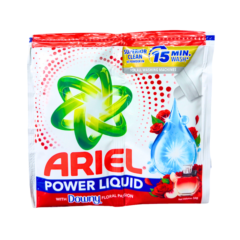 Ariel Power Gel With Downy Floral Passion 54g