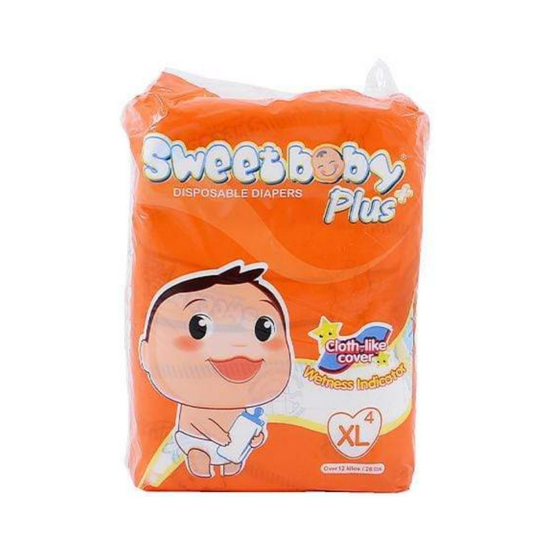 Sweet Baby Diaper Plus Mini Pack XL 4 Pads