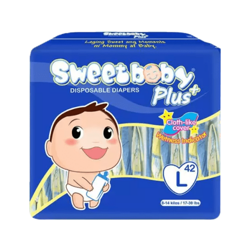 Sweet Baby Plus Disposable Diapers Jumbo Pack Large 42's