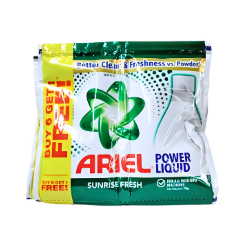 Ariel Power Gel Sunrise Fresh 58g 6 + 1