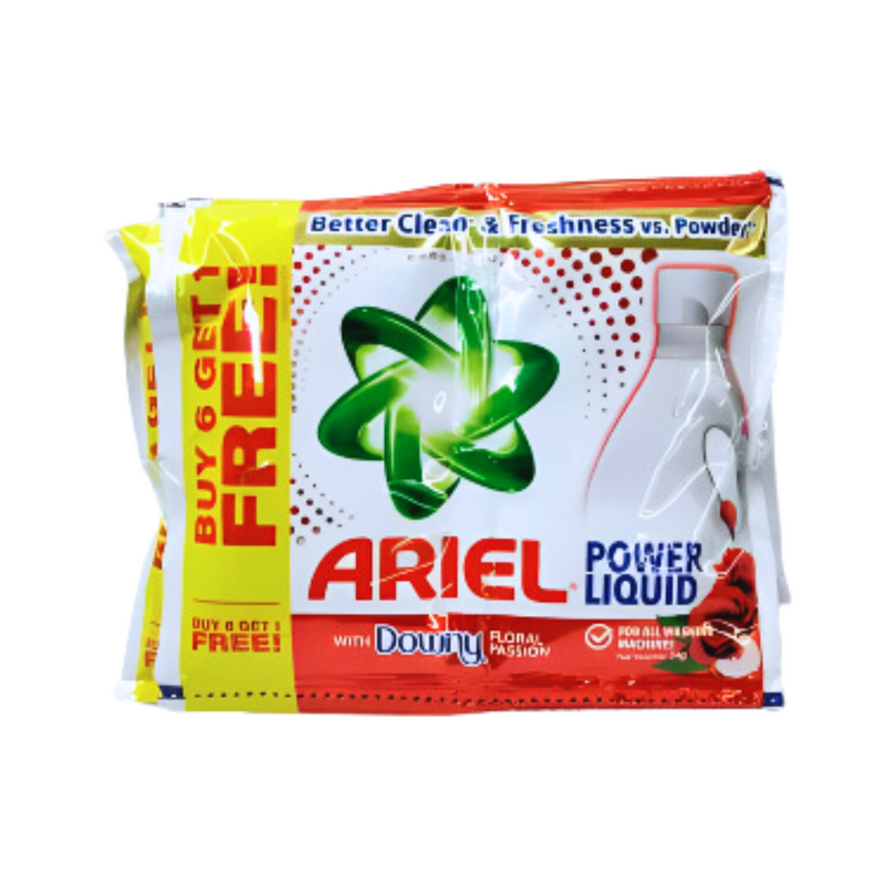Ariel Power Gel With Freshness Of Downy Passion 54g 6 + 1