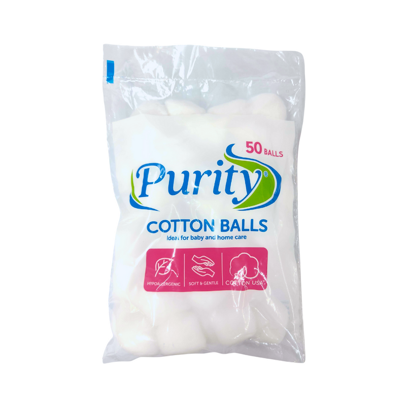 Purity Hypoallergenic Cotton Balls 50's
