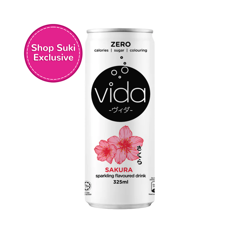 Zero Vida Sakura Sparkling Flavoured Drink 325ml