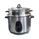 Dowell Rice Cooker With Steamer Stainless 1.8L