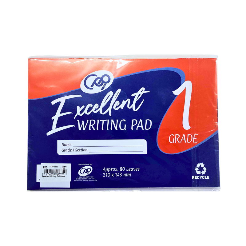 Excellent Grade 1 Writing Pad 80 Leaves