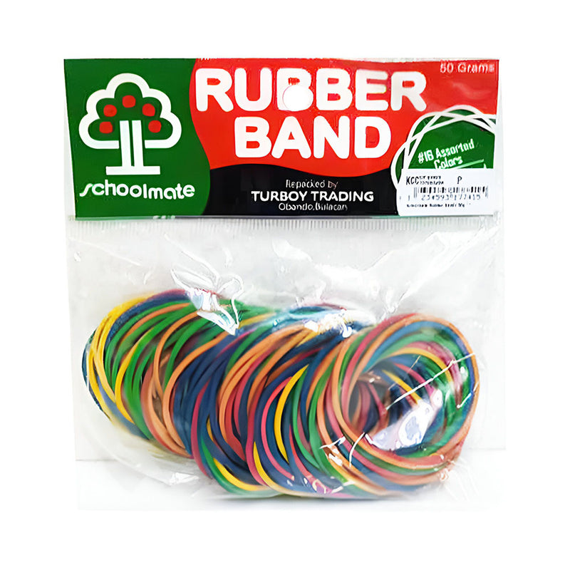 Schoolmate Rubber Bands 50g