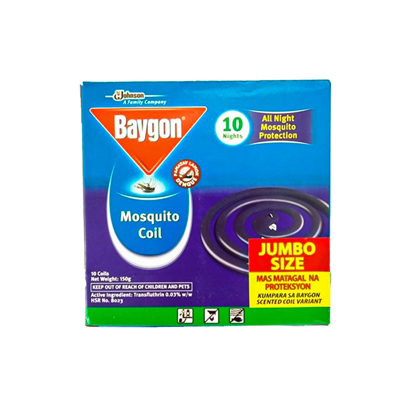 Baygon Mosquito Coil Scented Jumbo 10's