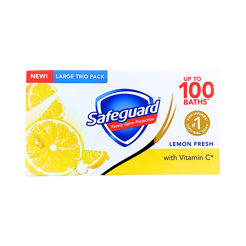 Safeguard Bar Soap Lemon Fresh 3pid Pack 115g x 3's