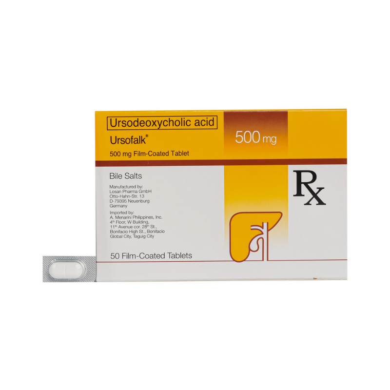 Ursofalk Ursodeoxycholic Acid 500mg Tablet By 1's