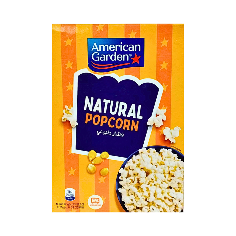 American Garden Popcorn Natural 273g (9.6oz)