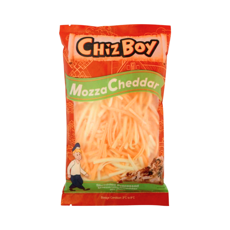 Chiz Boy Shredded Processed Mozzarella And Cheddar Cheese 350g