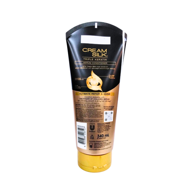 Creamsilk Triple Keratin Rescue Ultimate Repair And Shine 340ml