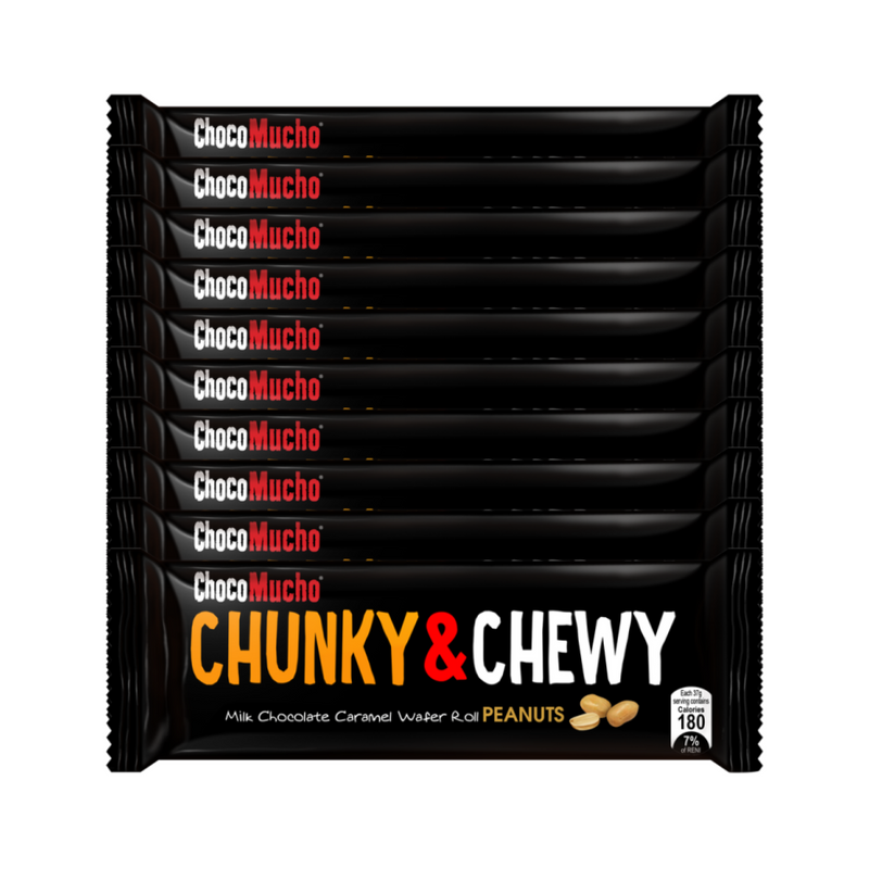 Choco Mucho Wafer Roll Chunky And Chewy 37g x 10's