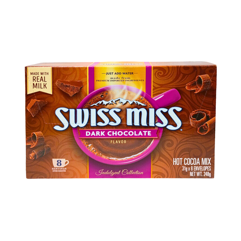 Swiss Miss Hot Cocoa Mix Dark Chocolate 31g x 8's