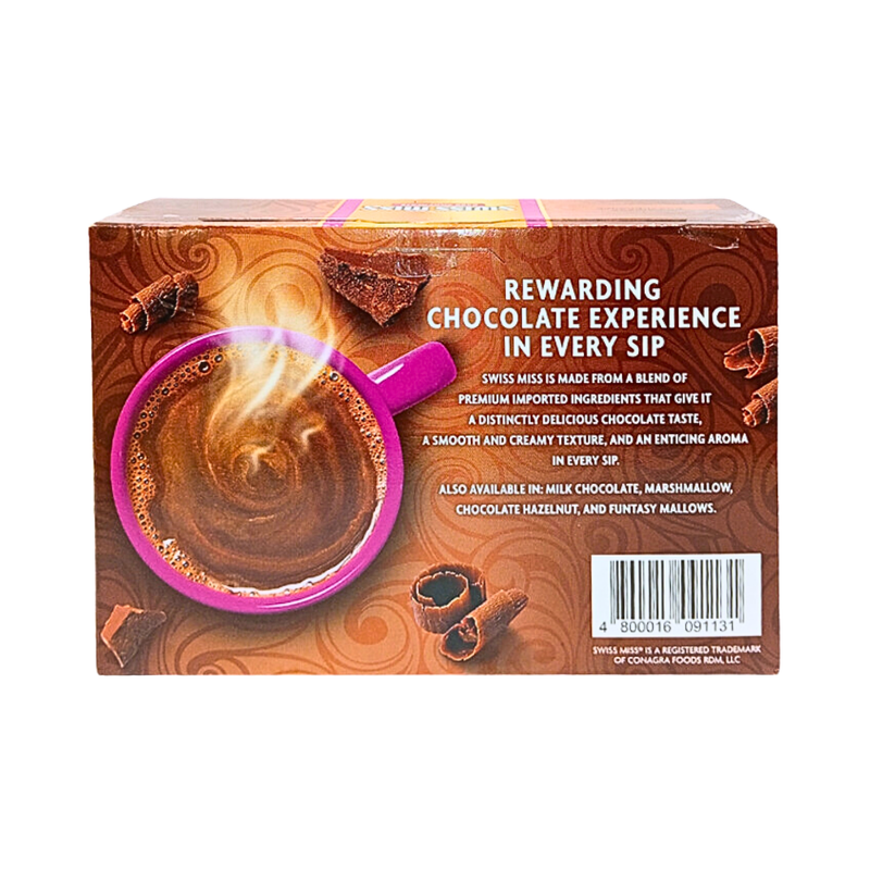 Swiss Miss Hot Cocoa Mix Dark Chocolate 31g x 8's