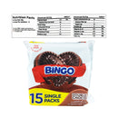 Nissin Bingo Sandwich Cookies Double Choco 28g x 15's