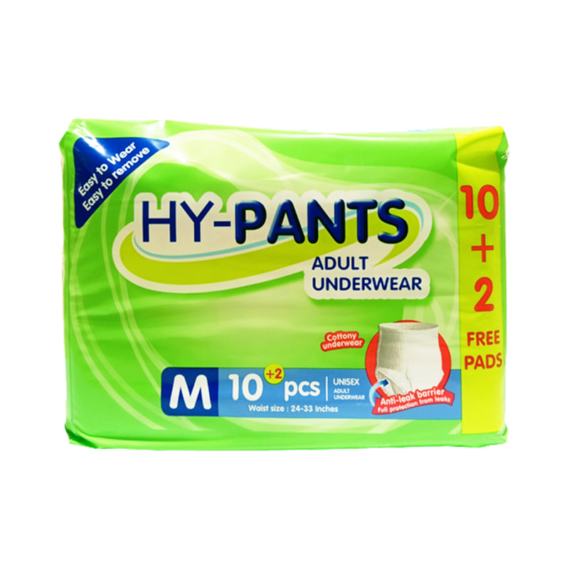 HY-Pants Adult Underwear Medium 10 Pads