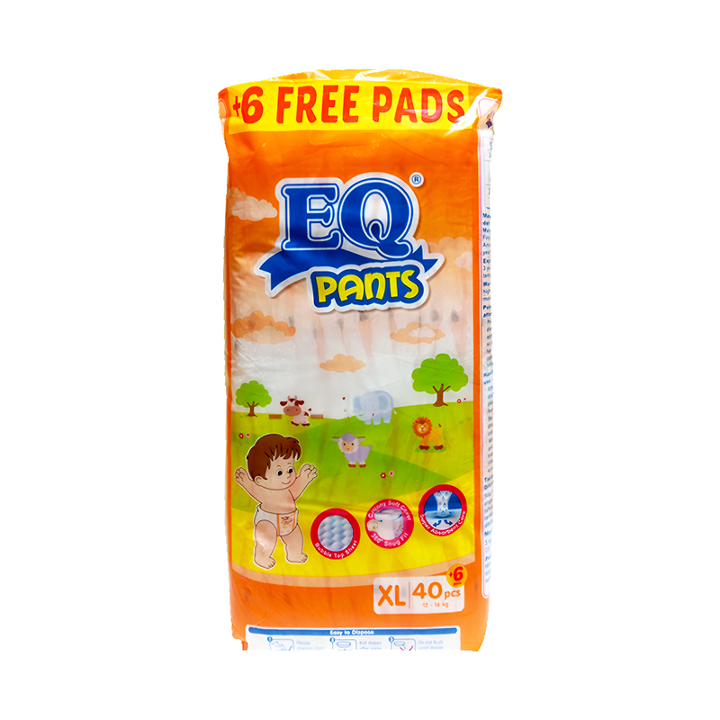 EQ Pants Diaper Jumbo Pack XL 40's