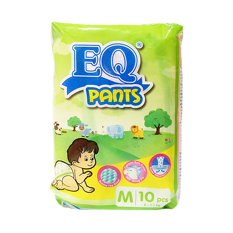 EQ Pants Diaper Budget Pack Medium 10's