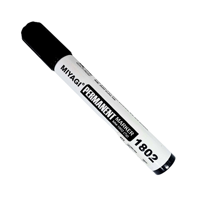 Miyagi Permanent Marker Round Tip Black