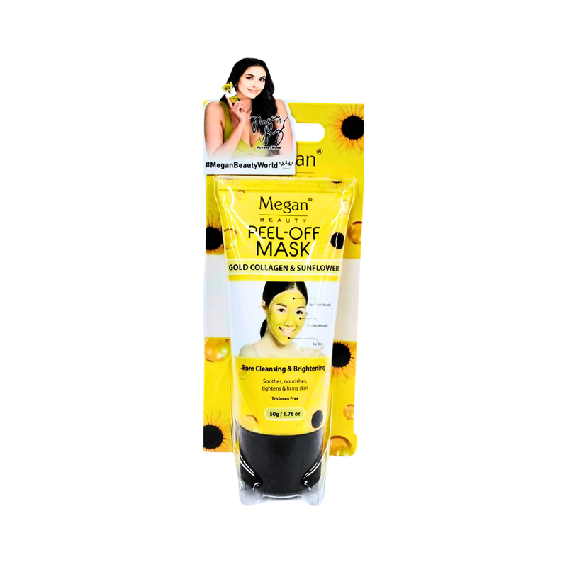 Megan Gold Collagen Peel-Off Clay Mask 50g