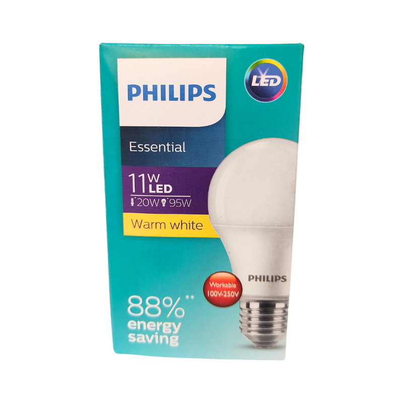 Philips Essential LED Bulb 11 Watts Warm White E27
